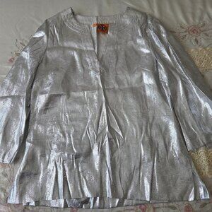 Vintage Silver Tory Burch Tunic
